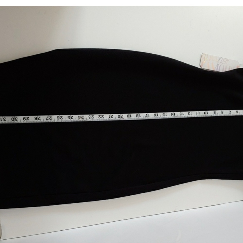 Black Ruffle Off The Shoulder Bodycon Dress - Picture 3 of 5